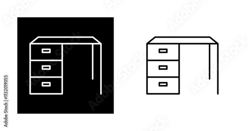 Working Table Vector Icon