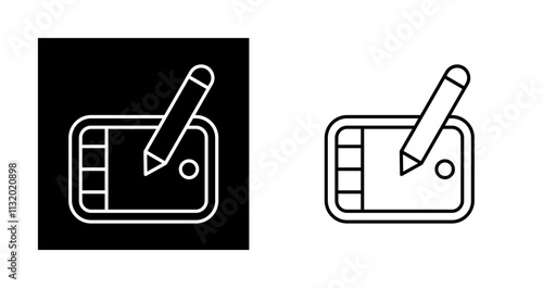 Graphic Tablet Vector Icon