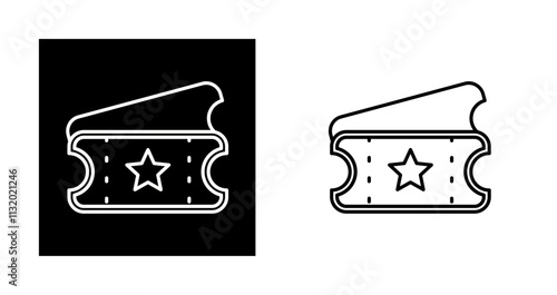 Ticket Vector Icon