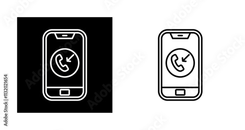 Incoming Call Vector Icon
