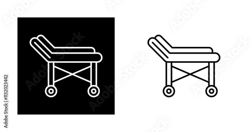 Stretcher Vector Icon