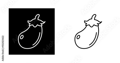 Eggplant Vector Icon