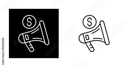 Sponsorship Vector Icon