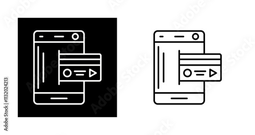 Mobile Money Vector Icon