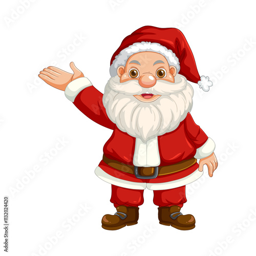 santa claus isolated clipart