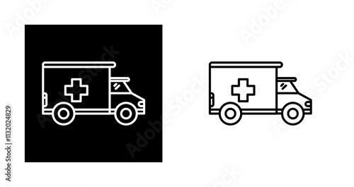 Ambulance Vector Icon