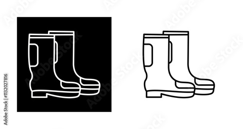 Rain Boots Vector Icon