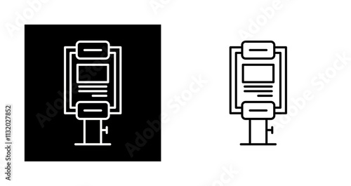City Poster Vector Icon