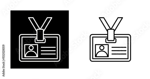 Id Card Vector Icon photo