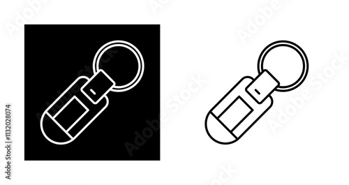 Keychain Vector Icon