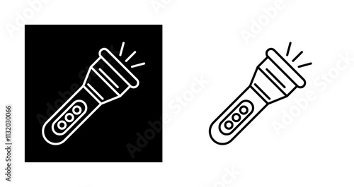 Flashlight Vector Icon