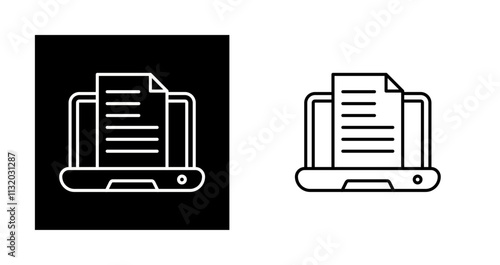 Content Writing Vector Icon