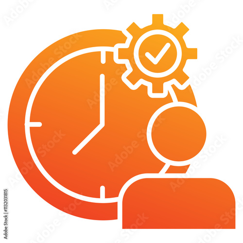 daily routine icon element for design