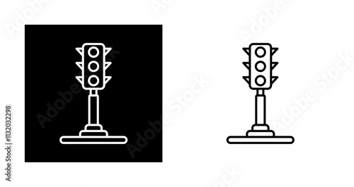 Traffic Light Vector Icon