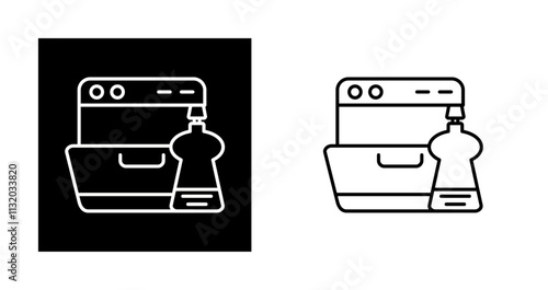 Washing Dishes Vector Icon