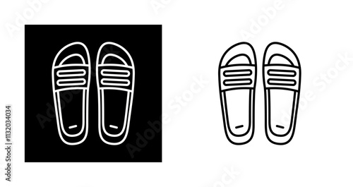 Slippers Vector Icon