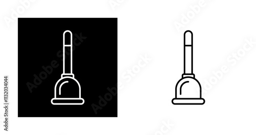 Plunger Vector Icon