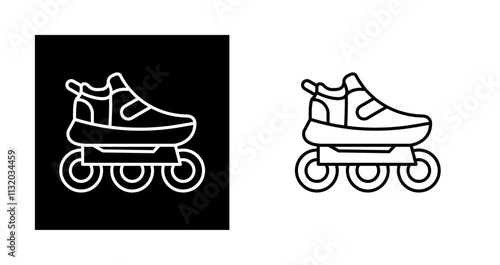 Roller Skates Vector Icon