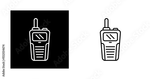Walkie Talkie Vector Icon