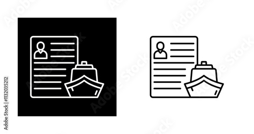 Ship Broker Vector Icon