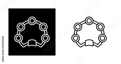 Tambourine Vector Icon