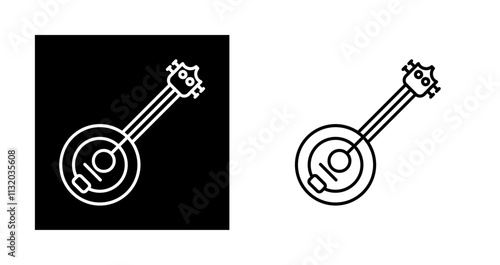 Banjo Vector Icon