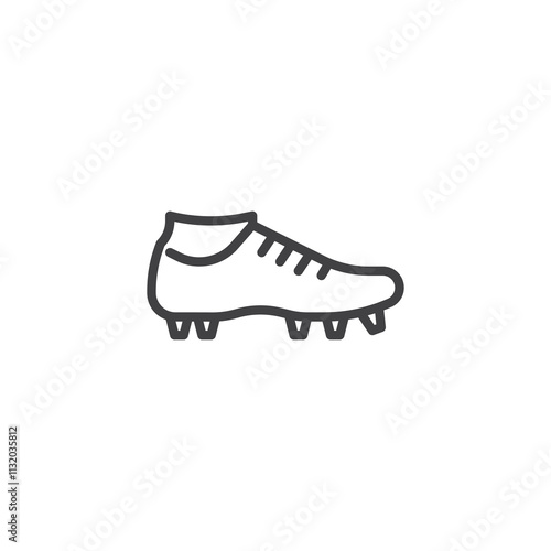 Soccer Cleats line icon