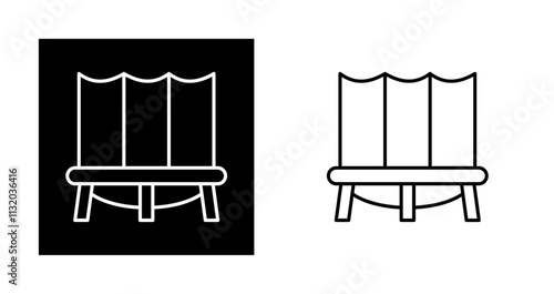 Trampoline Vector Icon