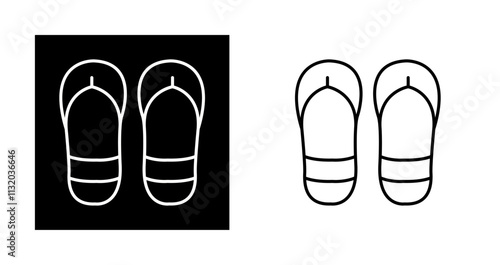 Flip Flops Vector Icon