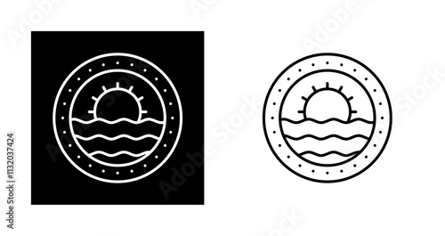 Porthole Vector Icon