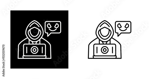 Cyber Attack Vector Icon
