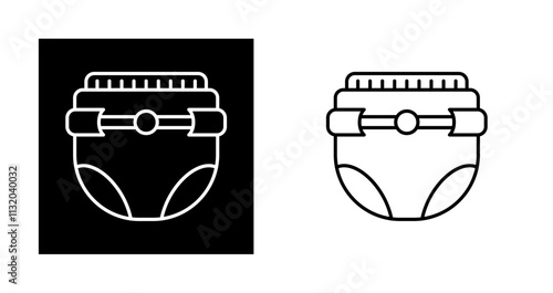 Diaper Vector Icon