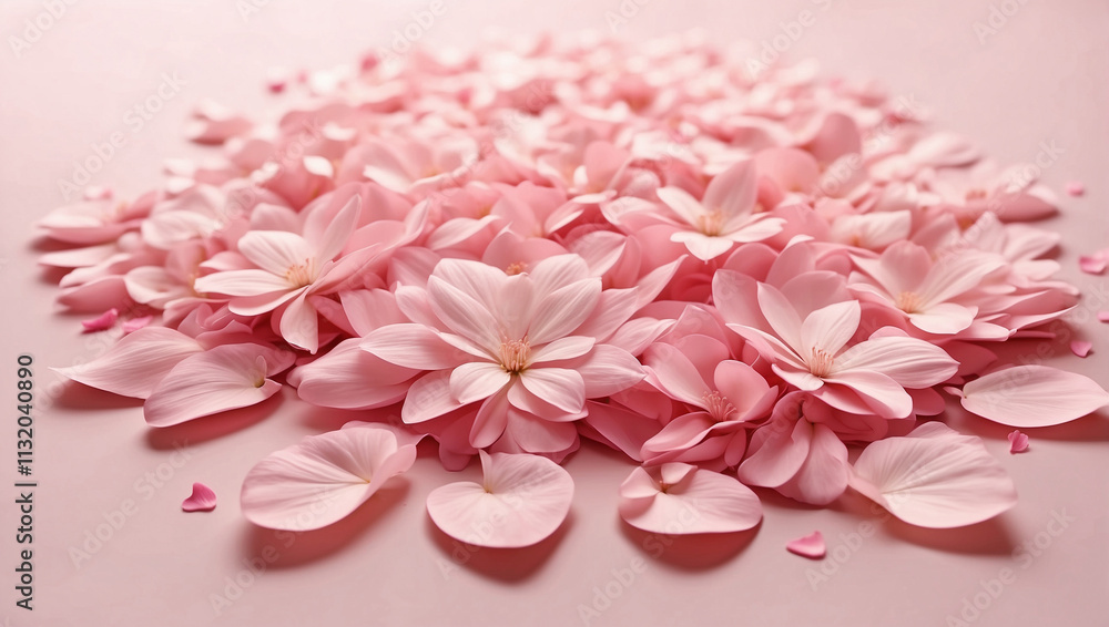 Obraz premium Elegant Collection of Soft Pink Flowers