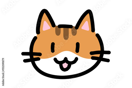 手書きの猫のイラスト