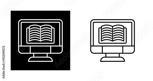 Online Learning Vector Icon