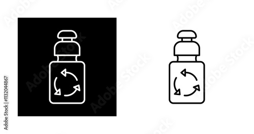 Eco Bottle Vector Icon