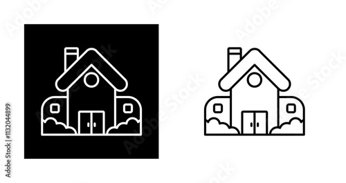 Retirement Home Vector Icon