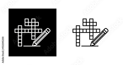 Crossword Vector Icon