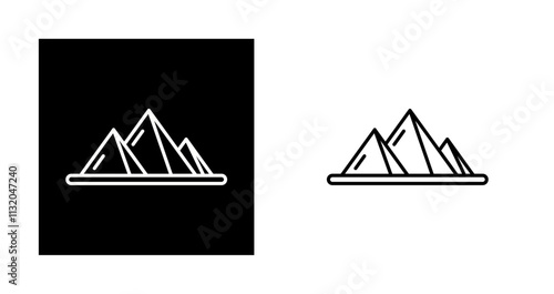 Pyramid Vector Icon