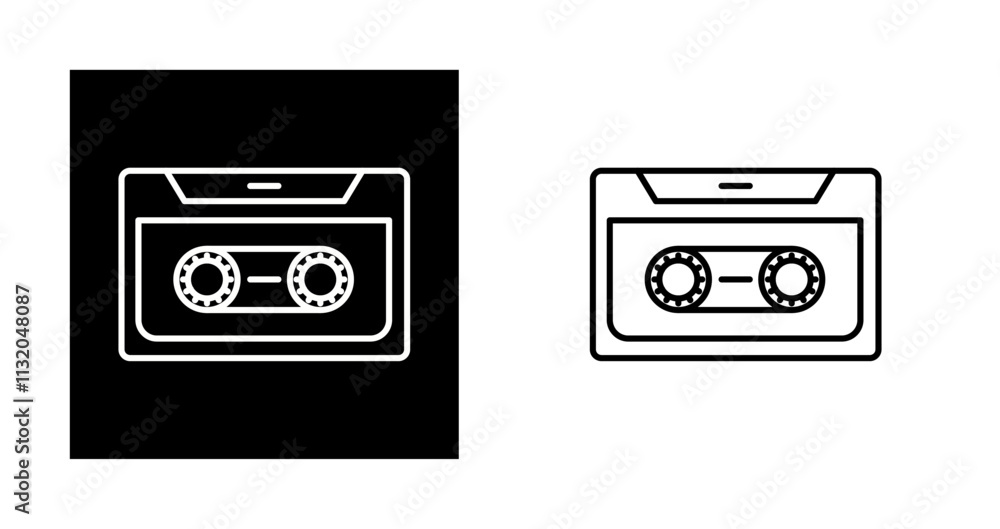 Obraz premium Cassette Vector Icon