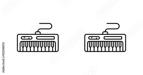 Piano Vector Icon