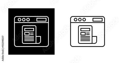 News Feed Vector Icon