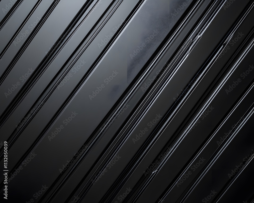Obraz premium Diagonal Black Panel Texture