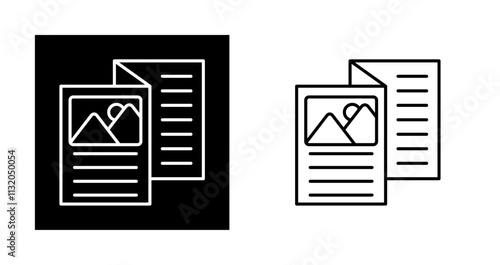 Brochure Vector Icon