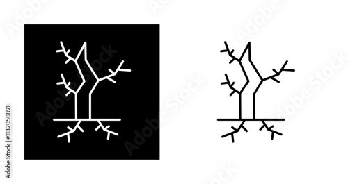 Dead Tree Vector Icon