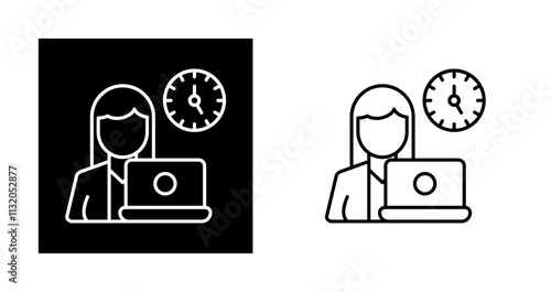 Overtime Vector Icon