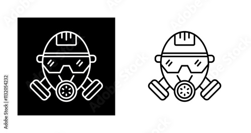 Gas Mask Vector Icon