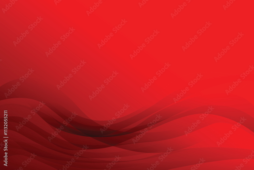 Fototapeta premium Red simply smooth color backdrop abstract background.