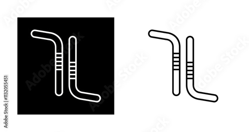 Drinking Straw Vector Icon