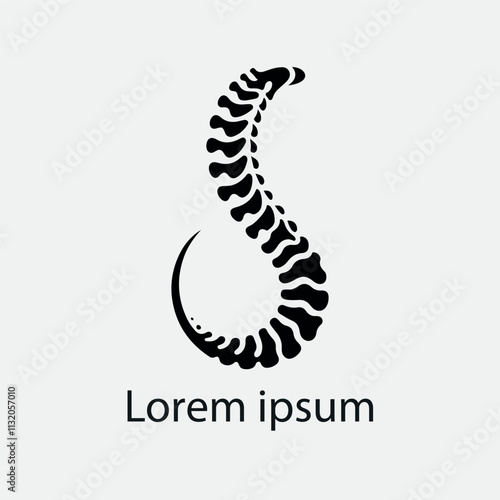Modern spine logo